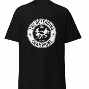 Defending Champions T-Shirt (Black or Yellow)